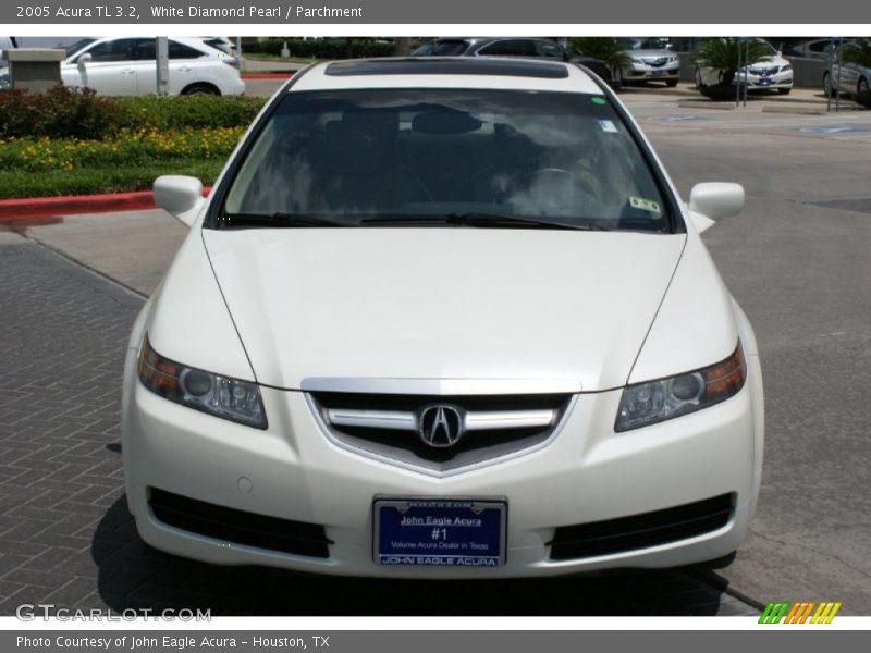 White Diamond Pearl / Parchment 2005 Acura TL 3.2