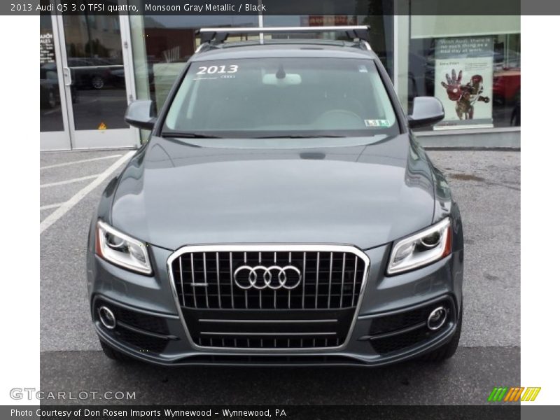 Monsoon Gray Metallic / Black 2013 Audi Q5 3.0 TFSI quattro