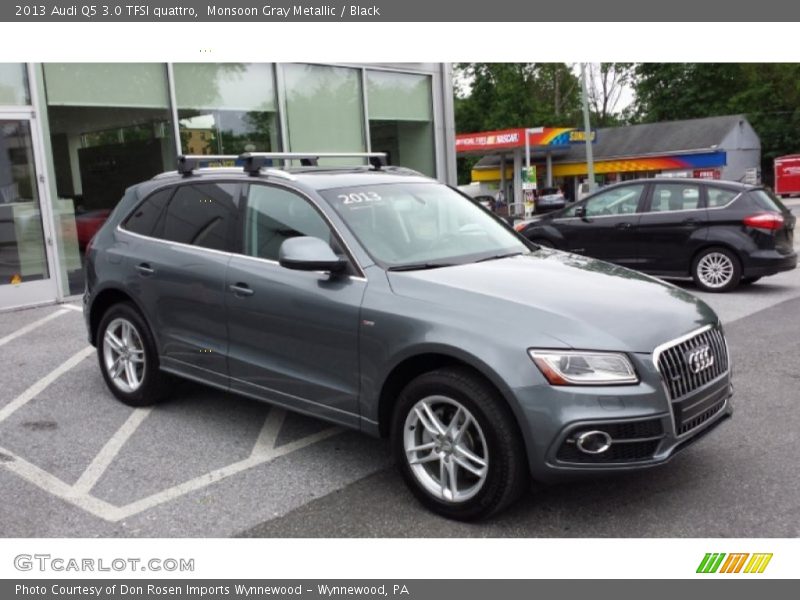Monsoon Gray Metallic / Black 2013 Audi Q5 3.0 TFSI quattro