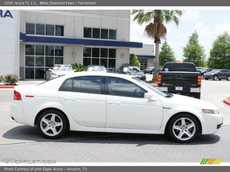 White Diamond Pearl / Parchment 2005 Acura TL 3.2