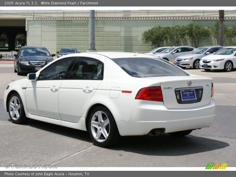 White Diamond Pearl / Parchment 2005 Acura TL 3.2
