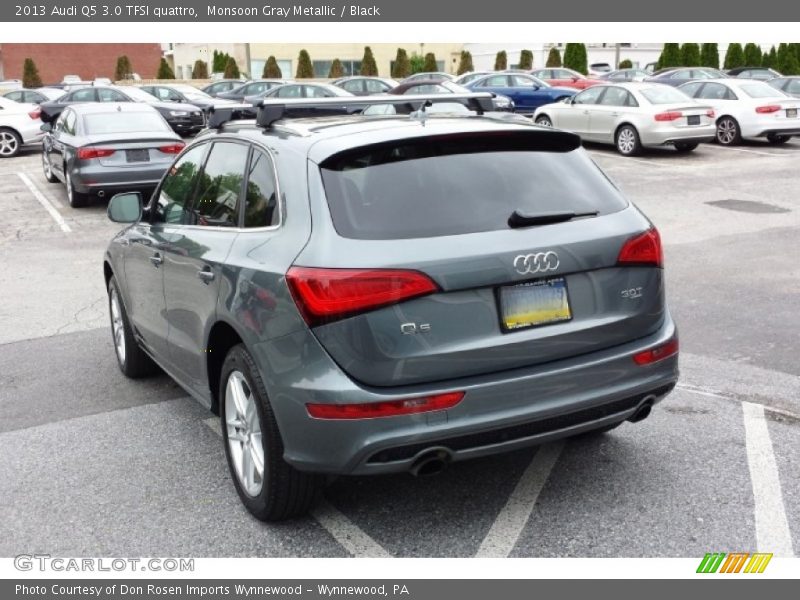 Monsoon Gray Metallic / Black 2013 Audi Q5 3.0 TFSI quattro