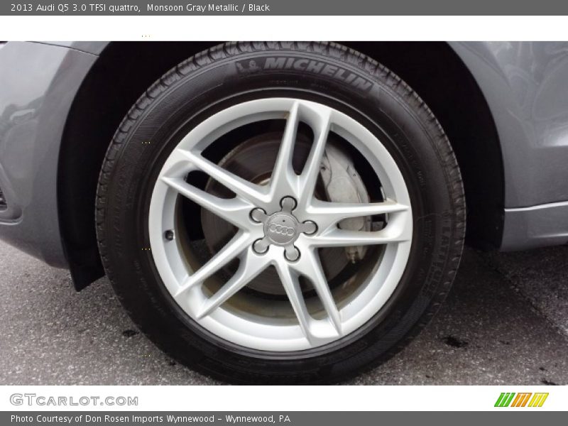 Monsoon Gray Metallic / Black 2013 Audi Q5 3.0 TFSI quattro