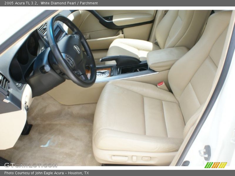 White Diamond Pearl / Parchment 2005 Acura TL 3.2