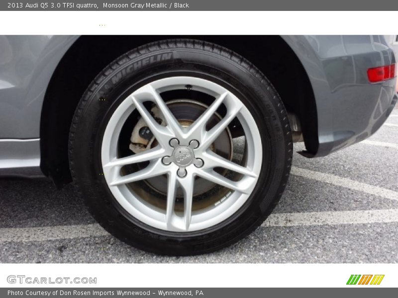 Monsoon Gray Metallic / Black 2013 Audi Q5 3.0 TFSI quattro