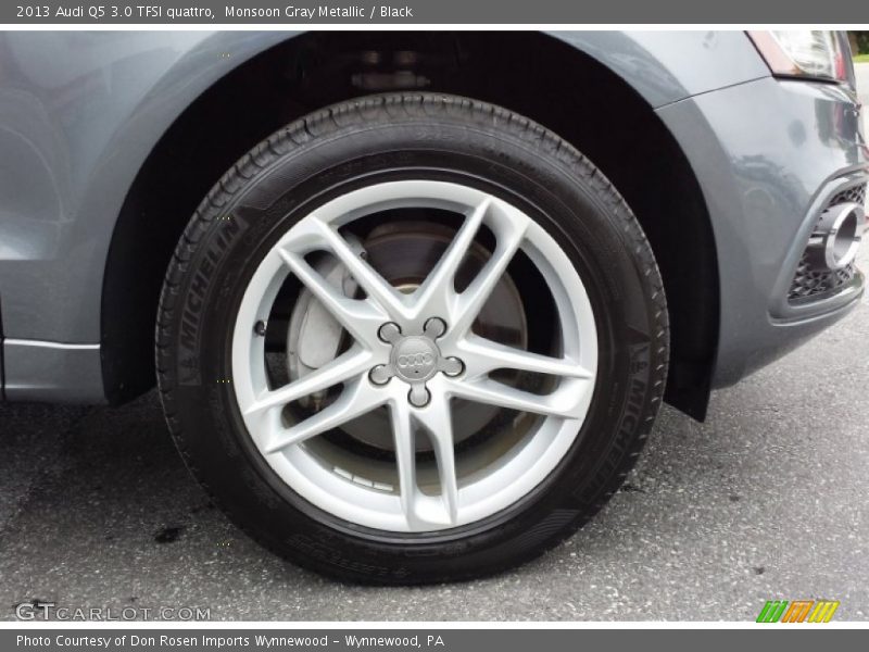 Monsoon Gray Metallic / Black 2013 Audi Q5 3.0 TFSI quattro