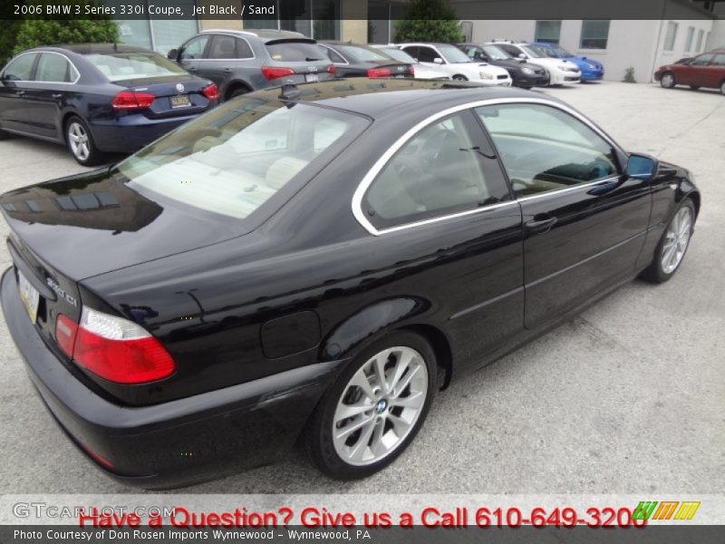 Jet Black / Sand 2006 BMW 3 Series 330i Coupe