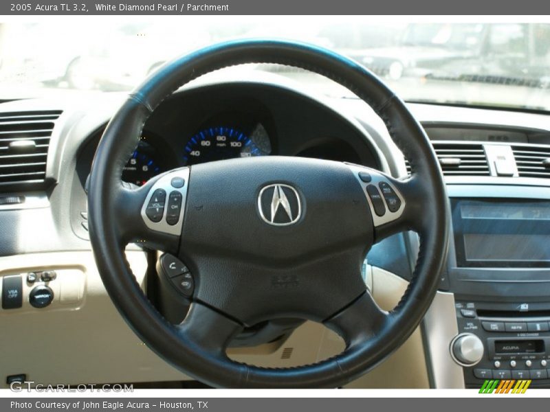 White Diamond Pearl / Parchment 2005 Acura TL 3.2