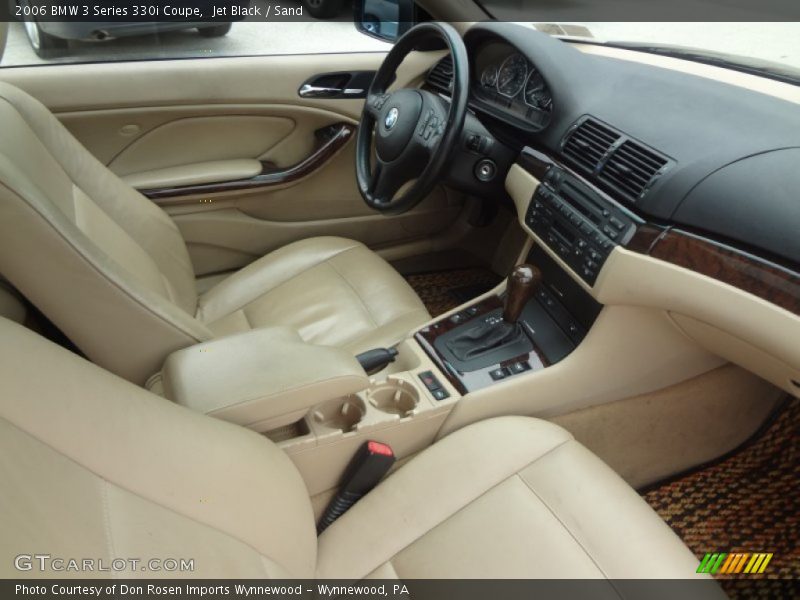 Jet Black / Sand 2006 BMW 3 Series 330i Coupe