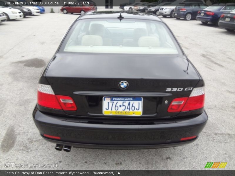 Jet Black / Sand 2006 BMW 3 Series 330i Coupe