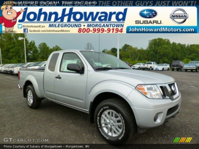 Brilliant Silver / Graphite 2014 Nissan Frontier SV King Cab 4x4