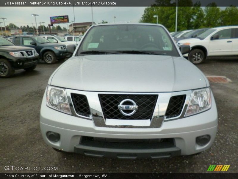 Brilliant Silver / Graphite 2014 Nissan Frontier SV King Cab 4x4