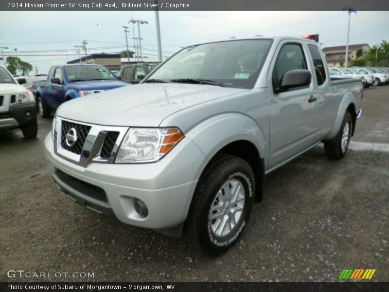 Brilliant Silver / Graphite 2014 Nissan Frontier SV King Cab 4x4