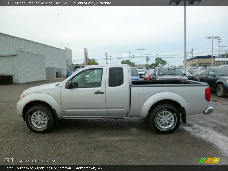 Brilliant Silver / Graphite 2014 Nissan Frontier SV King Cab 4x4