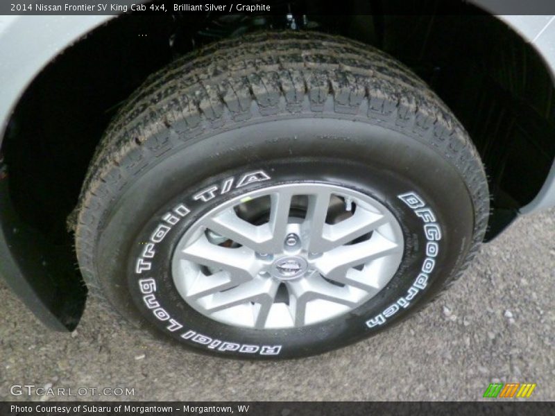 Brilliant Silver / Graphite 2014 Nissan Frontier SV King Cab 4x4