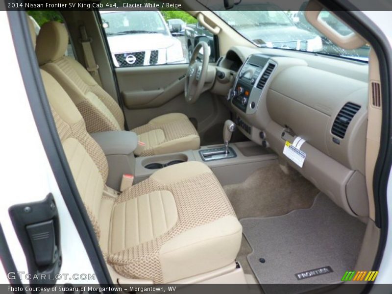  2014 Frontier SV King Cab 4x4 Beige Interior