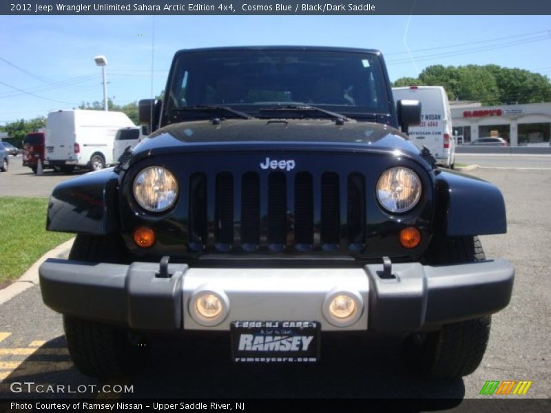 Cosmos Blue / Black/Dark Saddle 2012 Jeep Wrangler Unlimited Sahara Arctic Edition 4x4