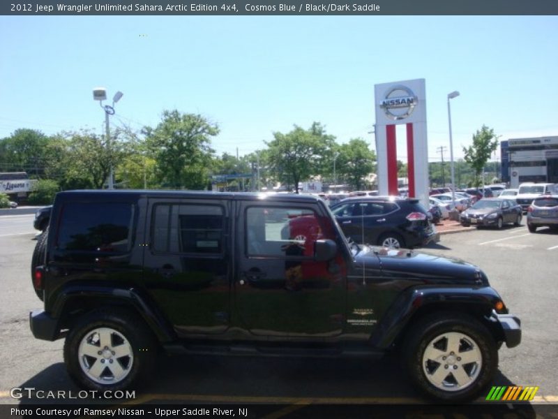Cosmos Blue / Black/Dark Saddle 2012 Jeep Wrangler Unlimited Sahara Arctic Edition 4x4