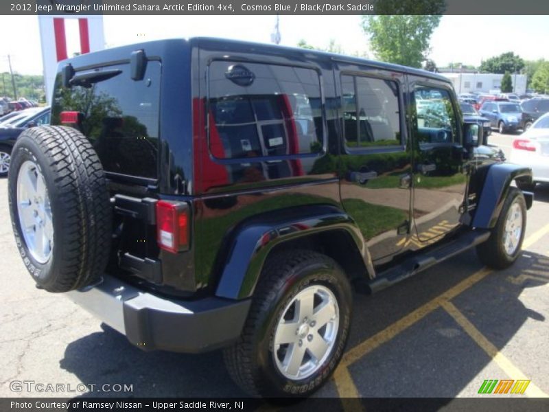 Cosmos Blue / Black/Dark Saddle 2012 Jeep Wrangler Unlimited Sahara Arctic Edition 4x4