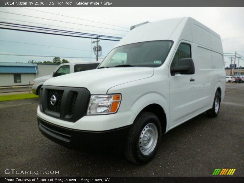 Glacier White / Gray 2014 Nissan NV 2500 HD S High Roof