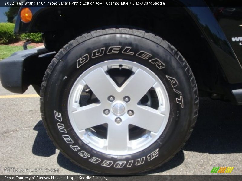 Cosmos Blue / Black/Dark Saddle 2012 Jeep Wrangler Unlimited Sahara Arctic Edition 4x4