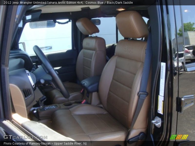 Cosmos Blue / Black/Dark Saddle 2012 Jeep Wrangler Unlimited Sahara Arctic Edition 4x4