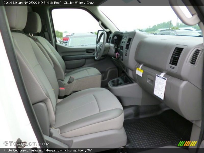 Glacier White / Gray 2014 Nissan NV 2500 HD S High Roof