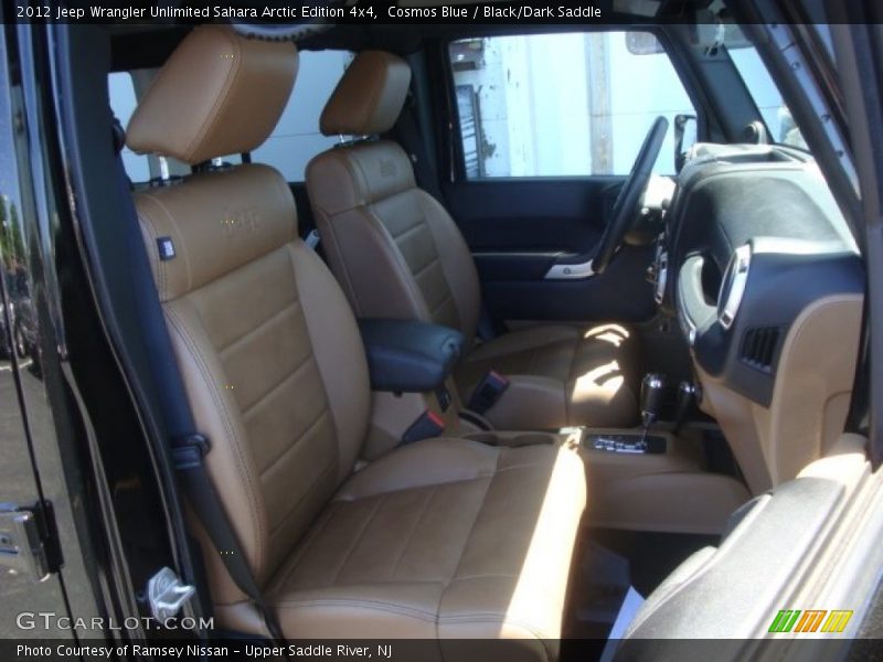 Cosmos Blue / Black/Dark Saddle 2012 Jeep Wrangler Unlimited Sahara Arctic Edition 4x4