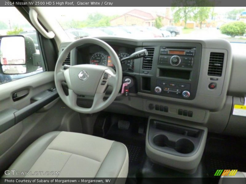 Glacier White / Gray 2014 Nissan NV 2500 HD S High Roof