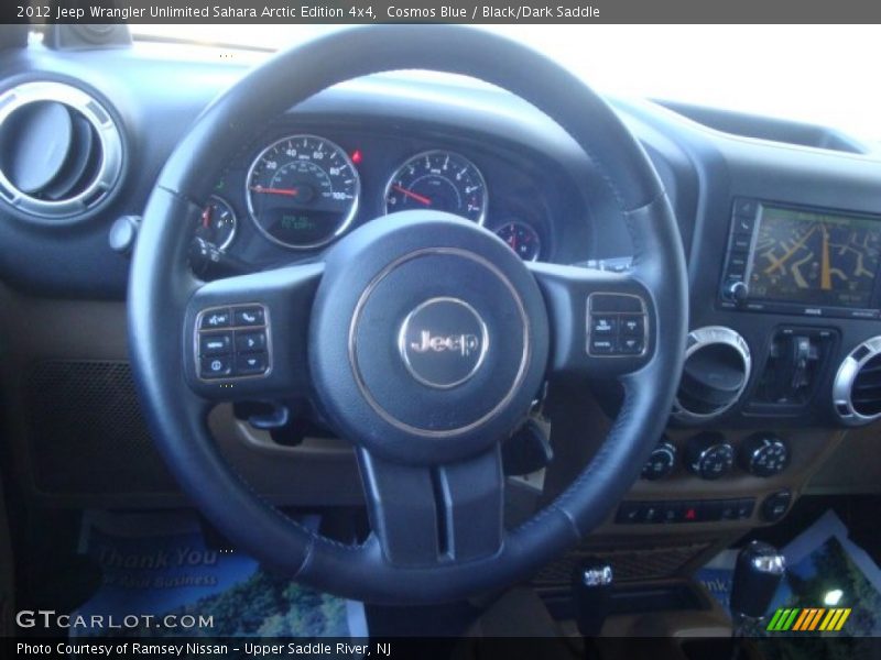 Cosmos Blue / Black/Dark Saddle 2012 Jeep Wrangler Unlimited Sahara Arctic Edition 4x4
