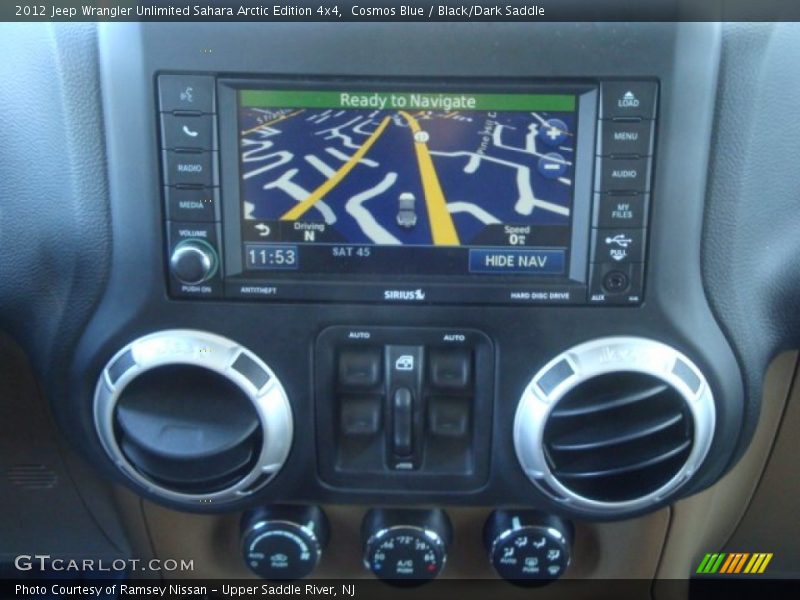 Cosmos Blue / Black/Dark Saddle 2012 Jeep Wrangler Unlimited Sahara Arctic Edition 4x4