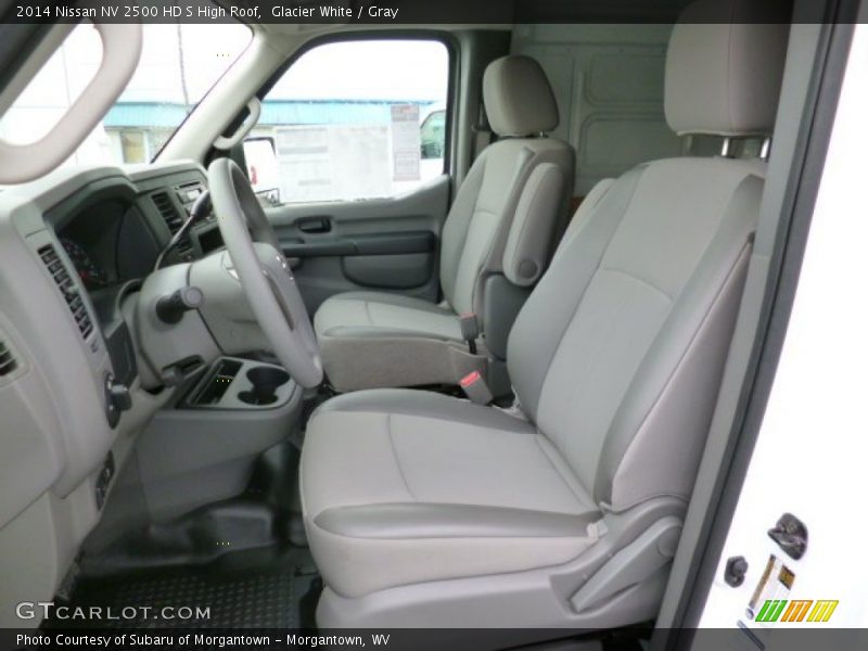 Glacier White / Gray 2014 Nissan NV 2500 HD S High Roof