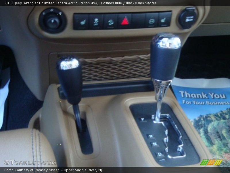 Cosmos Blue / Black/Dark Saddle 2012 Jeep Wrangler Unlimited Sahara Arctic Edition 4x4