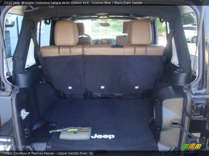 Cosmos Blue / Black/Dark Saddle 2012 Jeep Wrangler Unlimited Sahara Arctic Edition 4x4