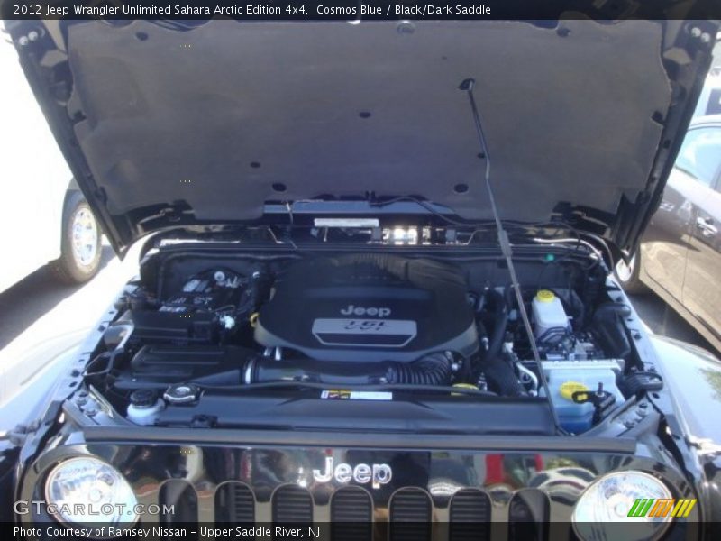 Cosmos Blue / Black/Dark Saddle 2012 Jeep Wrangler Unlimited Sahara Arctic Edition 4x4