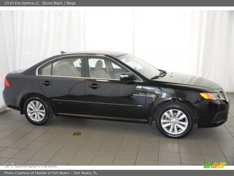 Ebony Black / Beige 2010 Kia Optima LX