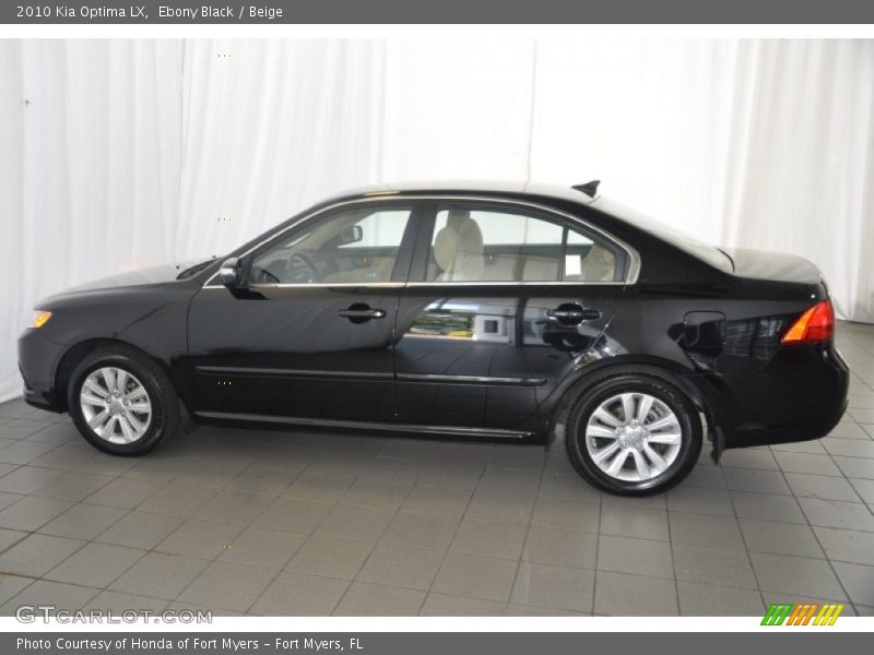 Ebony Black / Beige 2010 Kia Optima LX