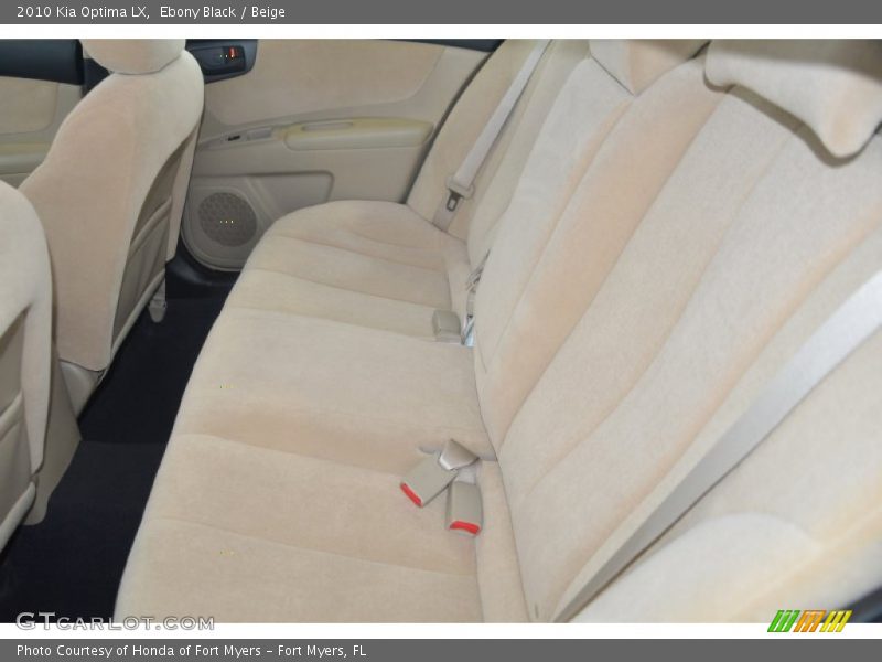 Ebony Black / Beige 2010 Kia Optima LX