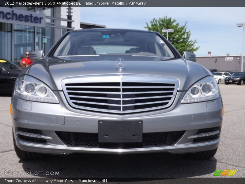 Paladium Silver Metallic / Ash/Grey 2012 Mercedes-Benz S 550 4Matic Sedan