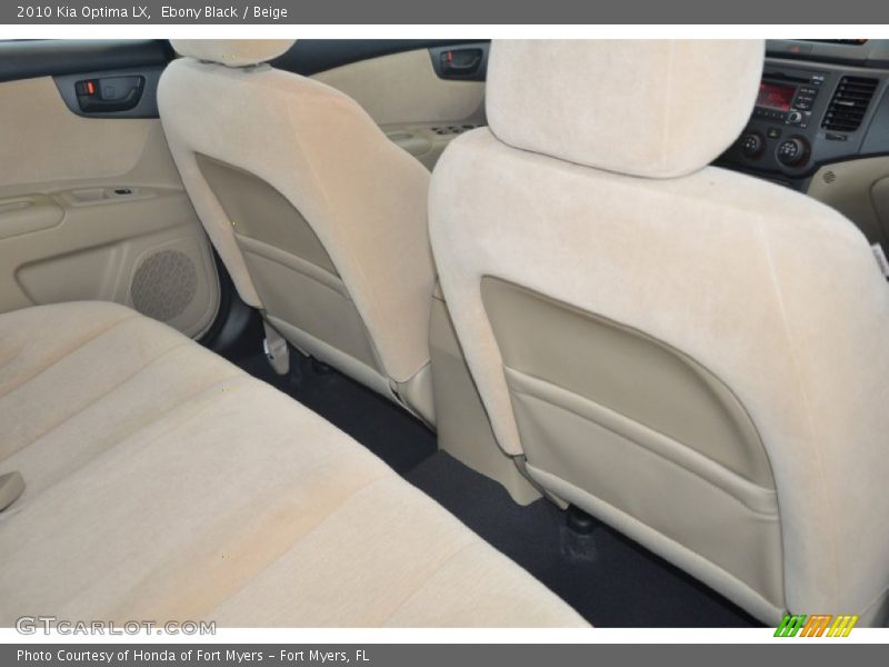 Ebony Black / Beige 2010 Kia Optima LX