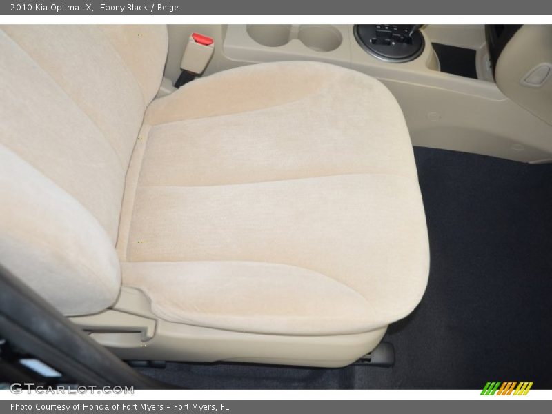 Ebony Black / Beige 2010 Kia Optima LX