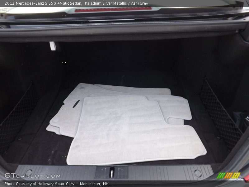 Paladium Silver Metallic / Ash/Grey 2012 Mercedes-Benz S 550 4Matic Sedan