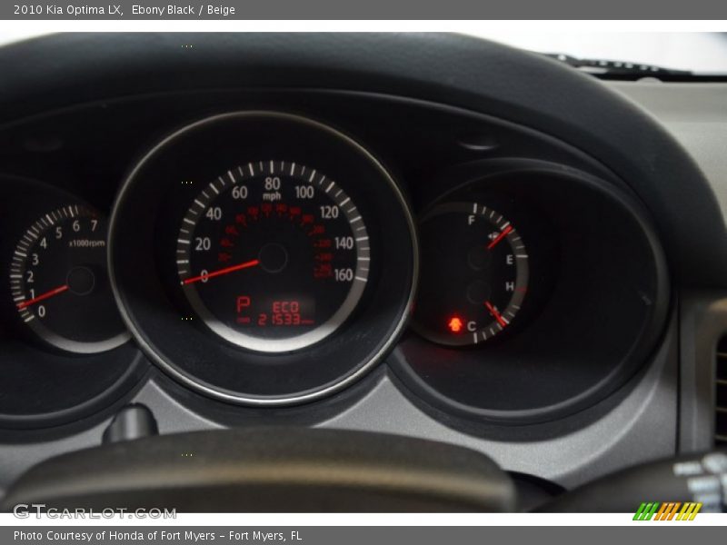 Ebony Black / Beige 2010 Kia Optima LX