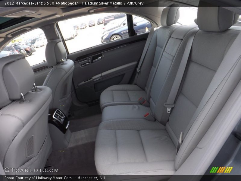 Paladium Silver Metallic / Ash/Grey 2012 Mercedes-Benz S 550 4Matic Sedan