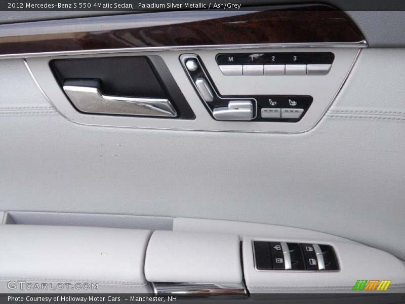Paladium Silver Metallic / Ash/Grey 2012 Mercedes-Benz S 550 4Matic Sedan