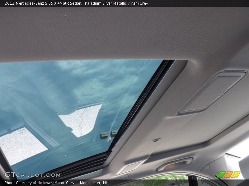 Paladium Silver Metallic / Ash/Grey 2012 Mercedes-Benz S 550 4Matic Sedan