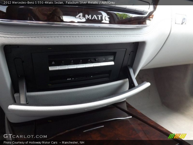 Paladium Silver Metallic / Ash/Grey 2012 Mercedes-Benz S 550 4Matic Sedan