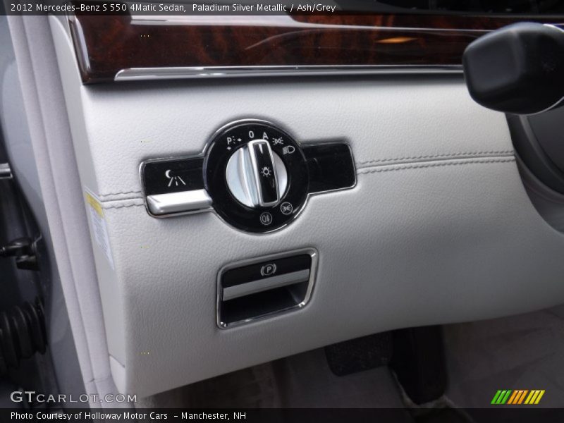 Paladium Silver Metallic / Ash/Grey 2012 Mercedes-Benz S 550 4Matic Sedan