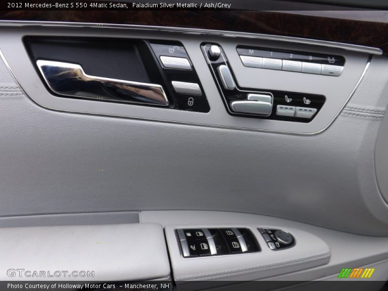 Paladium Silver Metallic / Ash/Grey 2012 Mercedes-Benz S 550 4Matic Sedan