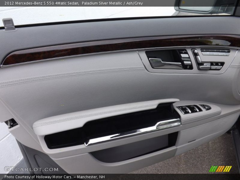 Paladium Silver Metallic / Ash/Grey 2012 Mercedes-Benz S 550 4Matic Sedan